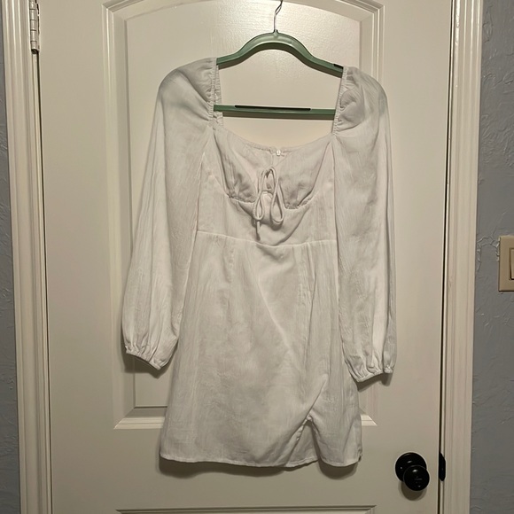 show me your mumu kylie mini dress Katelyn Mini Dress, in Wedding Cake Chiffon